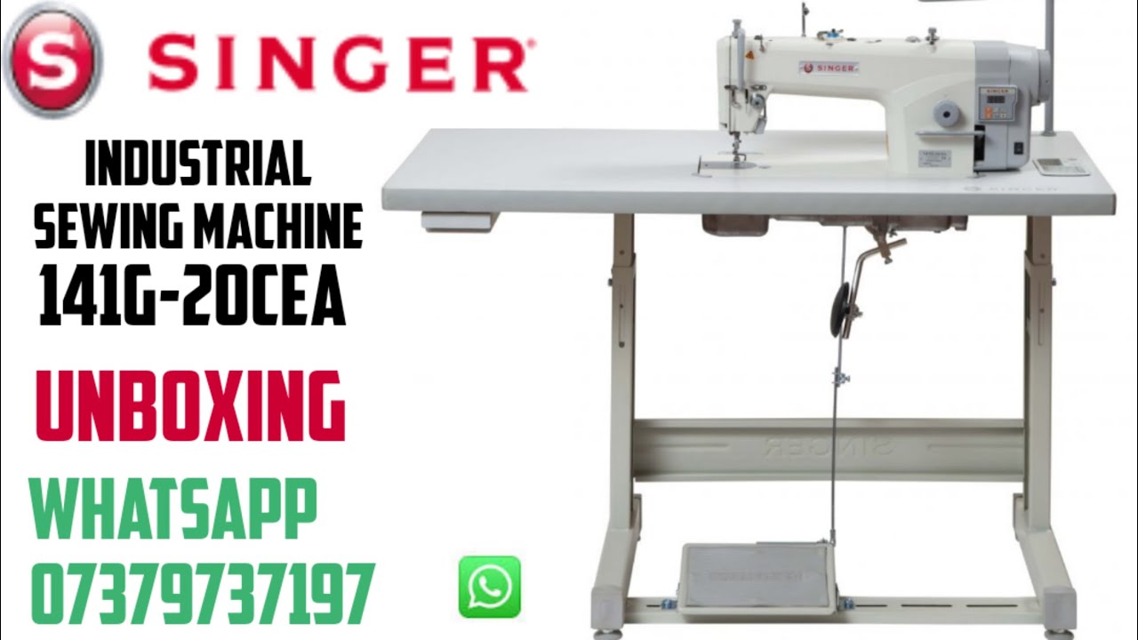 Singer lockstich 141G 20CEA Unboxing