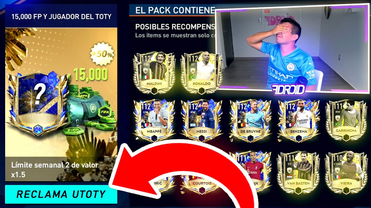 😱 BEST PACK OPENING UTOTY EN FIFA 23 MOBILE !!! ME GASTE MAS DE 30,000 FIFA POINTS !!!