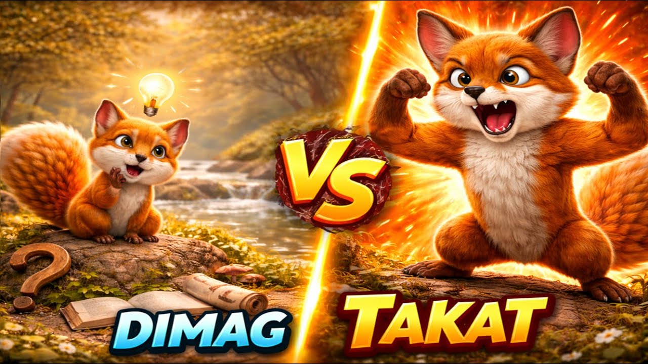 🐿️ गिलहरी की चालाकी | Dimag vs Takat 🦊| कौन जीता इस जंगल की रेस में? | Cartoon Video Hindi