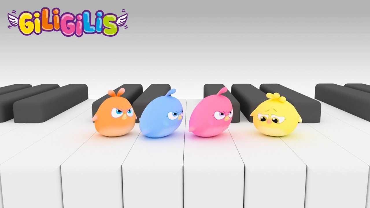 Piano with Giligilis | Education Piano Super Simple | Enjoyable Melodies for Giligilis