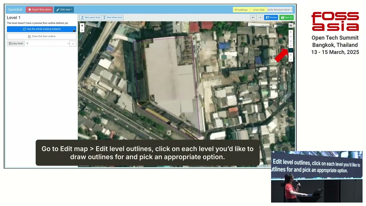 Indoor mapping for OpenStreetMap - Pongpeera Wongprasitthiporn | FOSSASIA Summit 2025