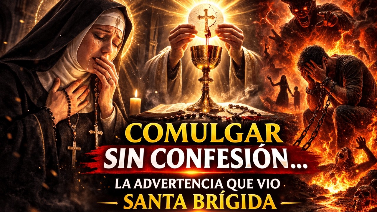 Santa Brígida Reveló el Castigo de Quienes Comulgan sin Confesarse