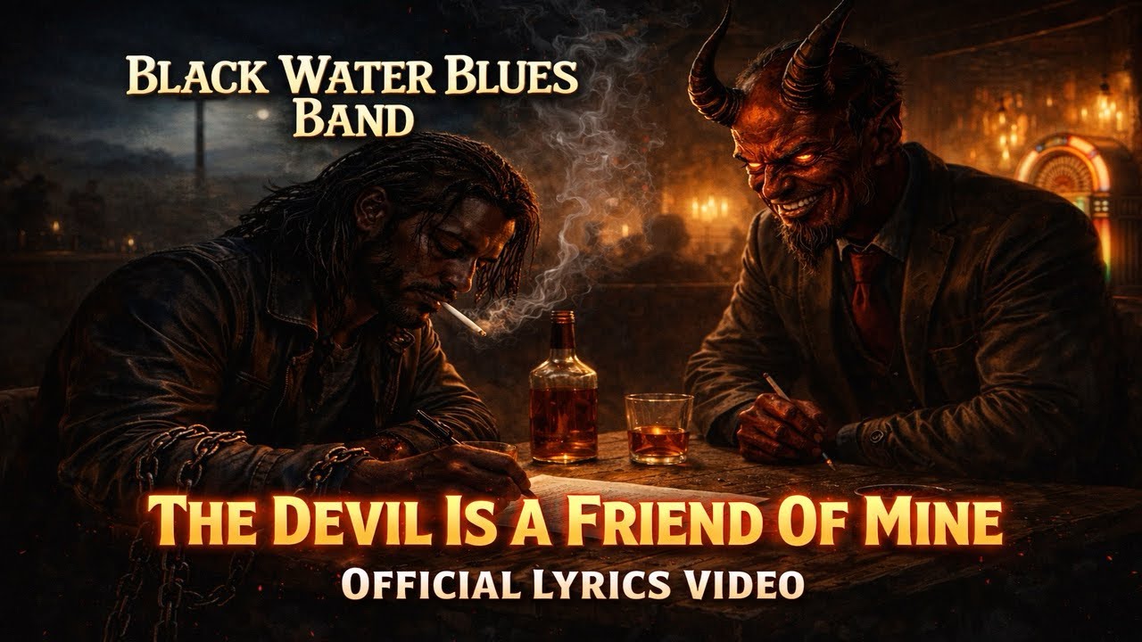The Devil is a Friend of Mine by Black Water Blues Band - Official Lyrics Video