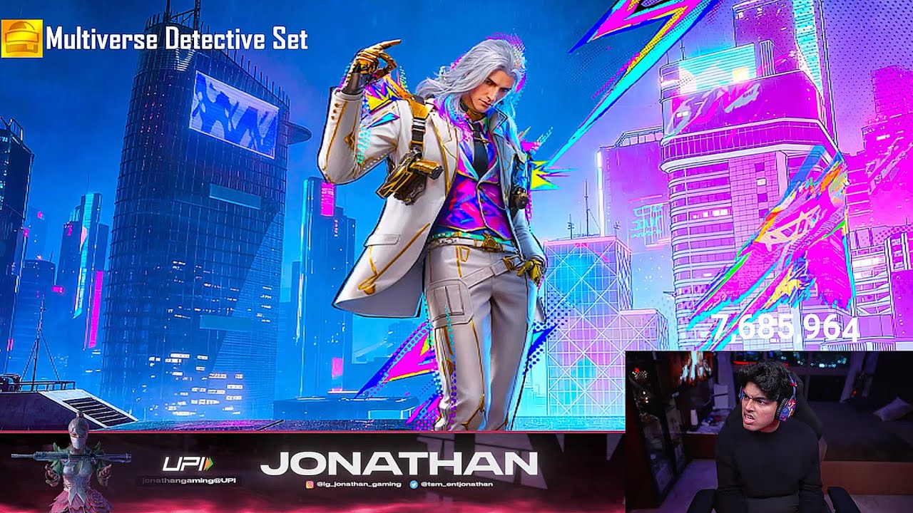 🔥Jonathan is BACK with Multiverse Detective Set 😱10000 UC Crate Opening! #jonathangamıng 