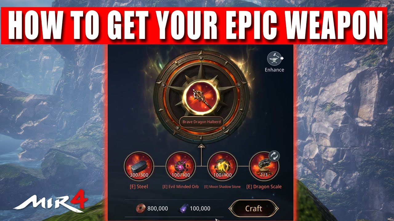 Mir4 - How to get your epic weapon | Full Guide | Mir4 Free To Play