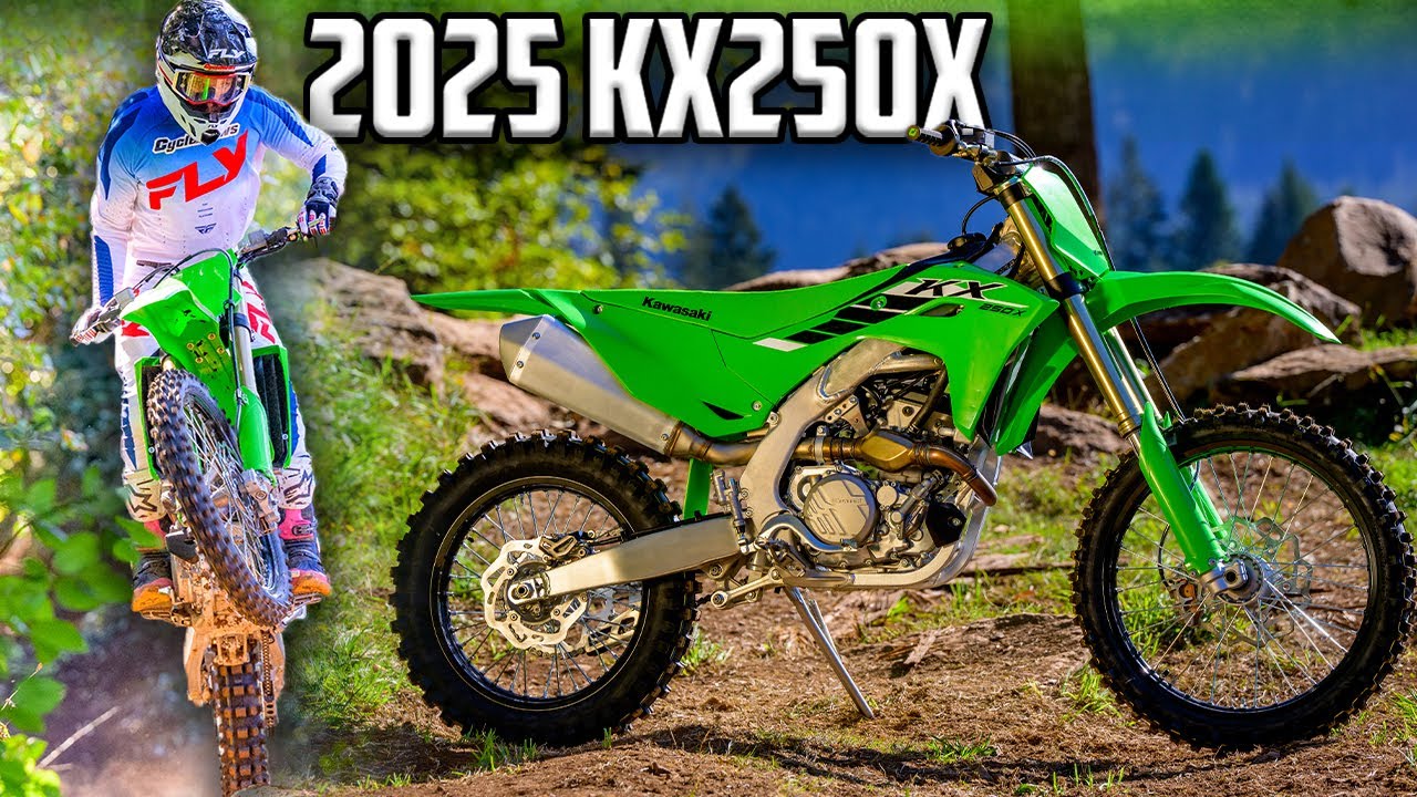 Обзор первой поездки на Kawasaki KX250X 2025 года — Новости о велосипедах