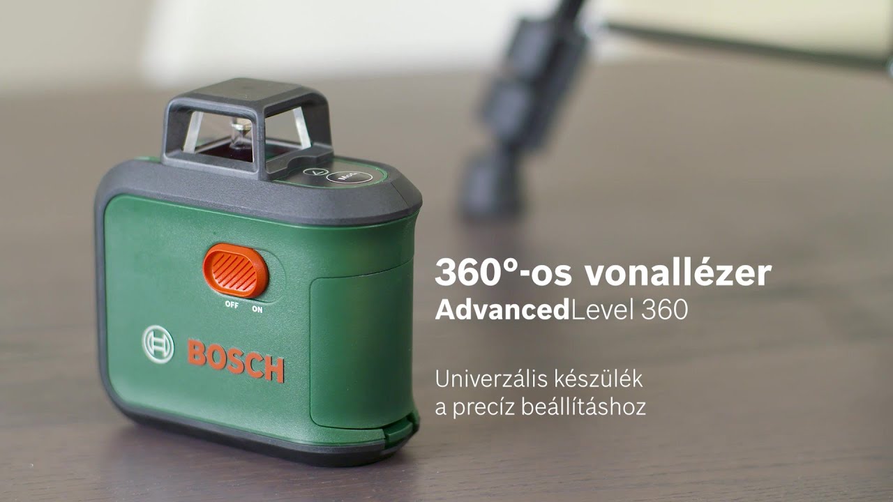 Bosch AdvancedLevel 360 – univerzális megoldás a precíz igazításhoz