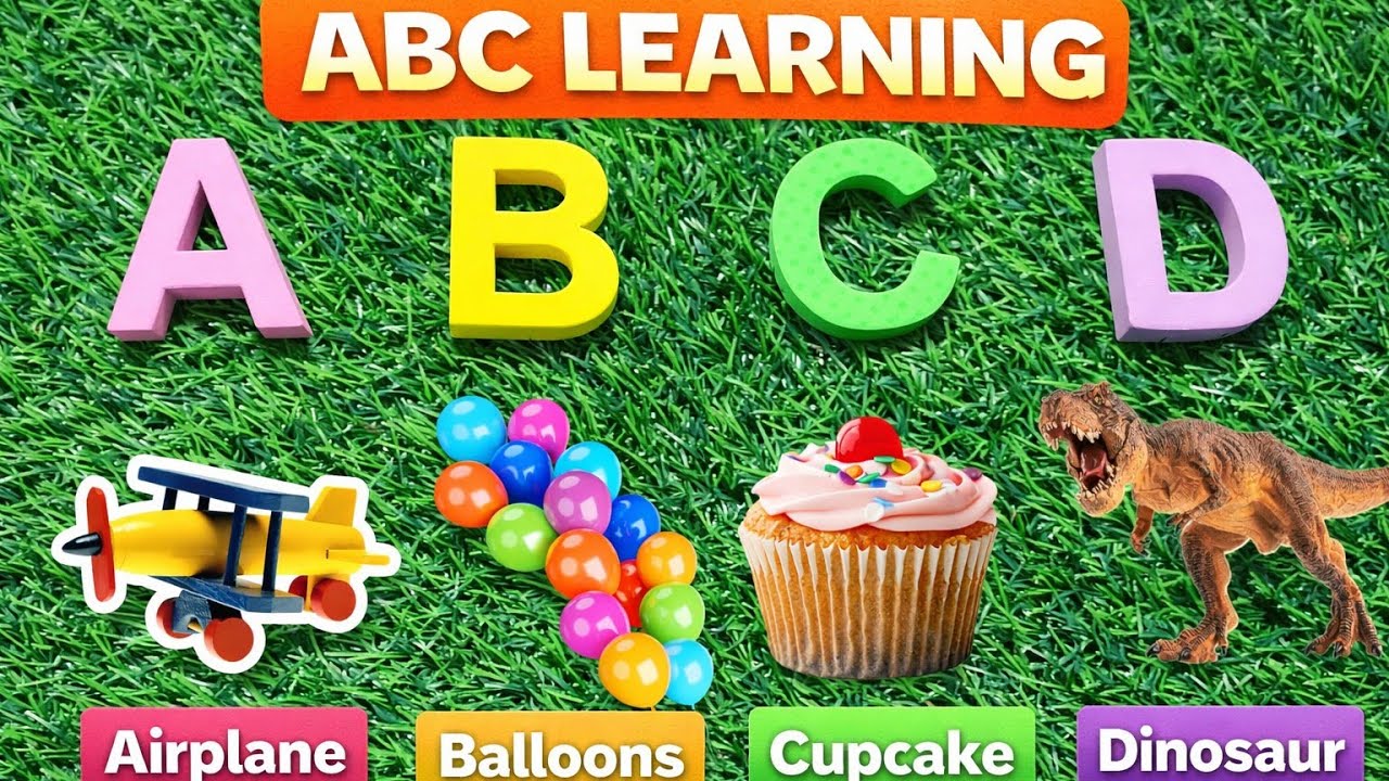 Слова ABC для детей | Изучаем алфавит для детей #abclearning #abcwords #abc #kidseducation