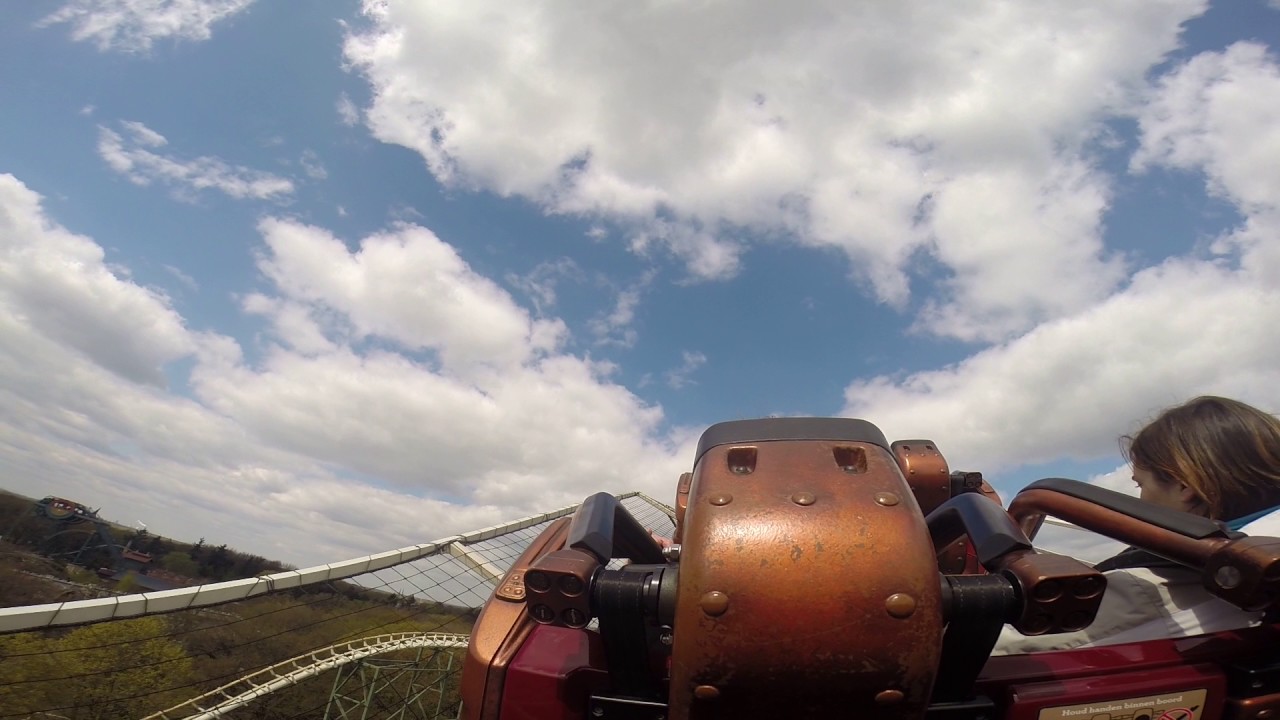 Python rollercoaster Efteling - Complete ride