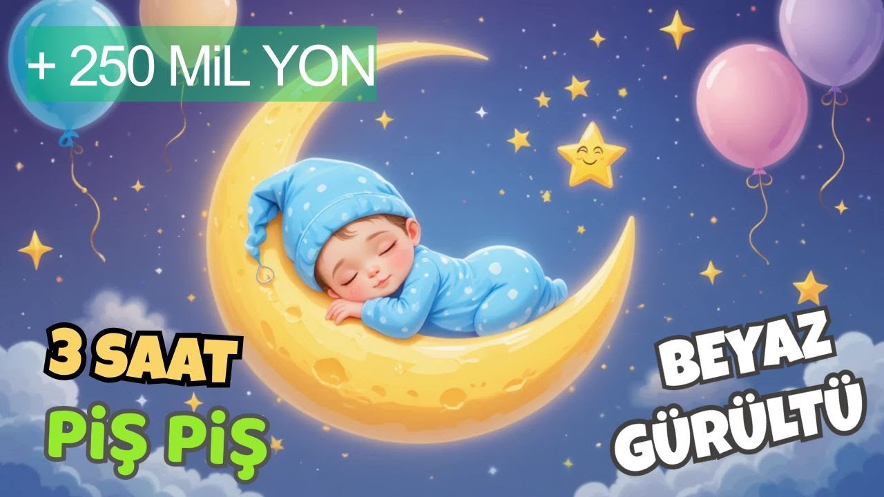 Piş Piş Bebek Ninnisi | Hızlı Uyku ve Gece Sakinliği İçin Hafif Melodiler 🌙