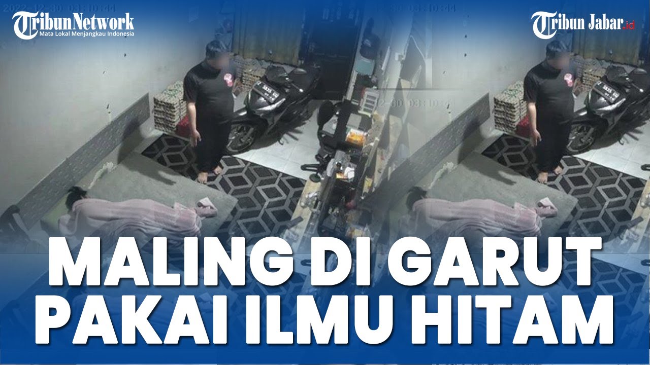 Maling Diduga Pakai Ilmu Hitam Terekam CCTV, Rampok Sekretariat Komunitas Pendaki di Garut