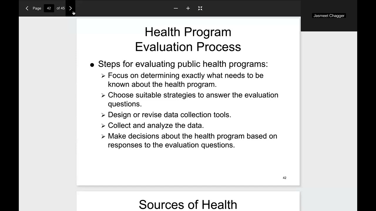 BSN 716 Program Planning & Evaluation Part 2
