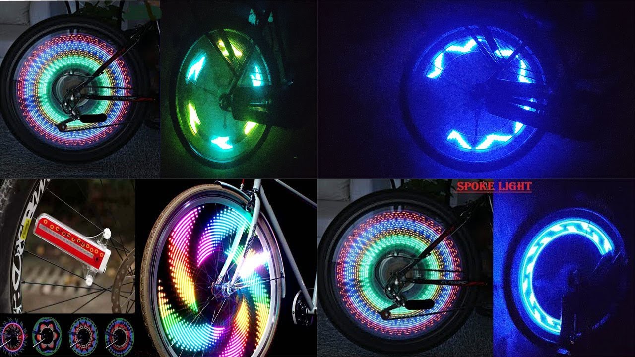 4 Amazing Bike and cycle Spoke Light unboxing and test