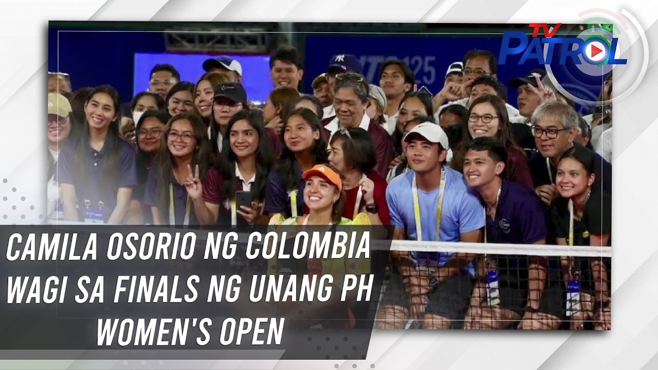 Camila Osorio ng Colombia wagi sa finals ng unang PH Women's Open | TV Patrol