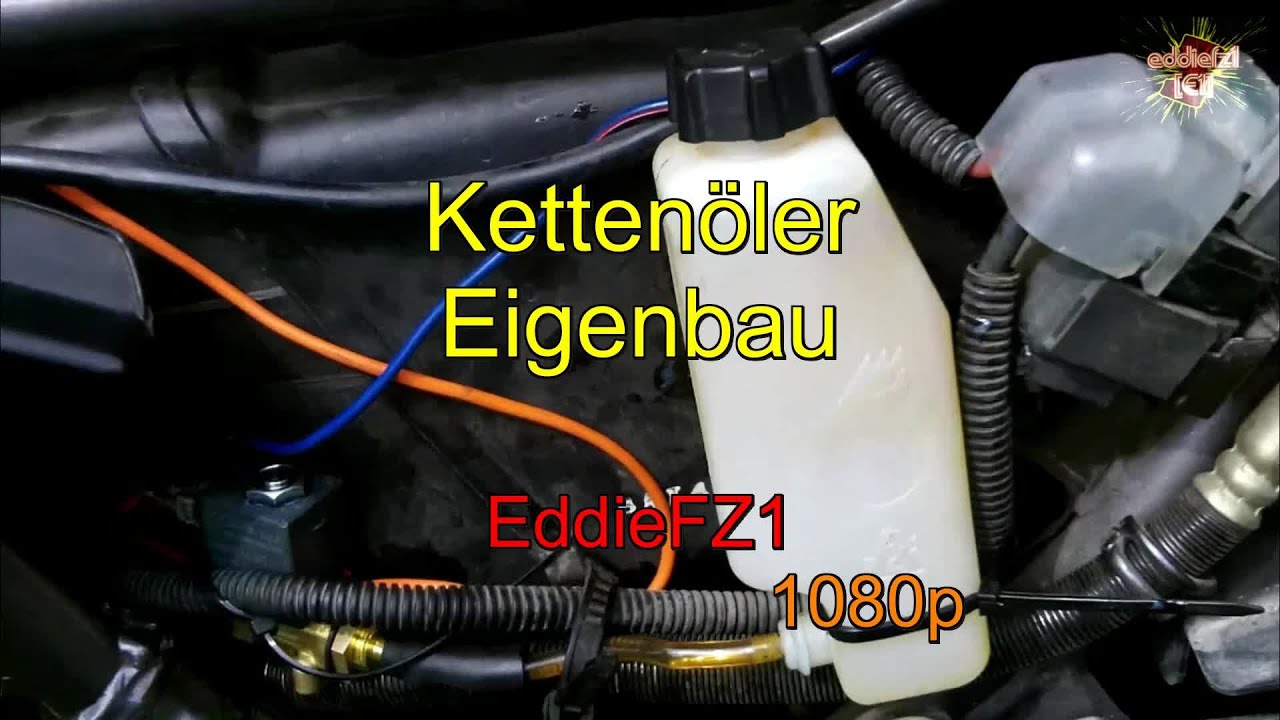 Kettenöler Eigenbau -- DIY cheap Chain Oiler