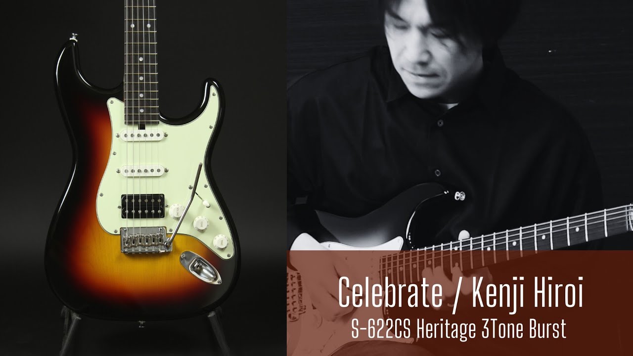 S- 622CS Heritage 3Tone Burst / Celebrate - Kenji Hiroi #SAITOGUITARS