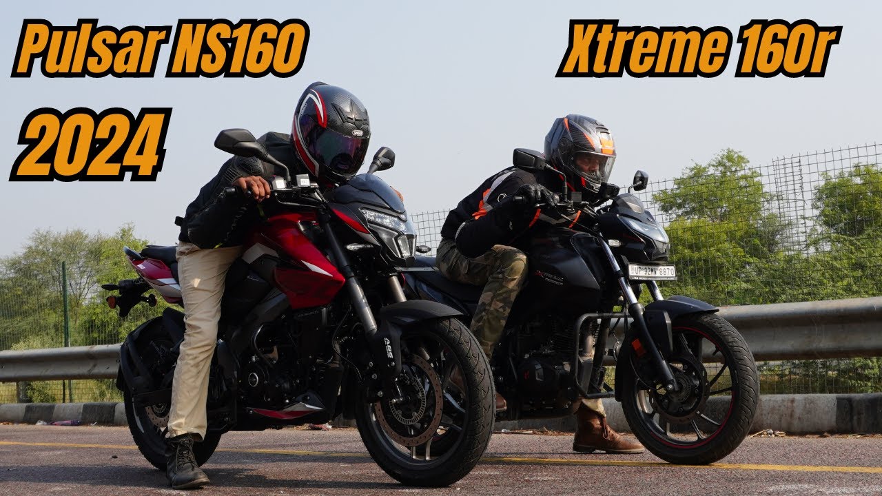 2024 Pulsar NS160 vs Xtreme 160r Drag Race