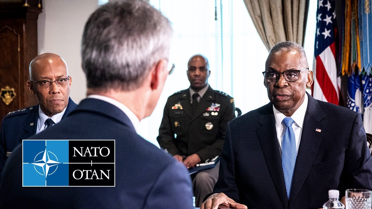 NATO Secretary General with 🇺🇸 US Secretary of Defense Lloyd J. Austin III, 29 JAN 2024