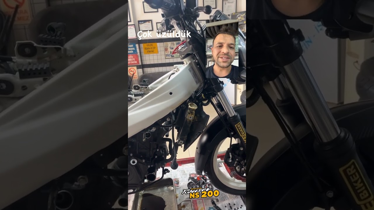 Ns 200 bakim terörü nasıl yapılır biz pest etmedik onlarda öyle tabi 🤦‍♂️