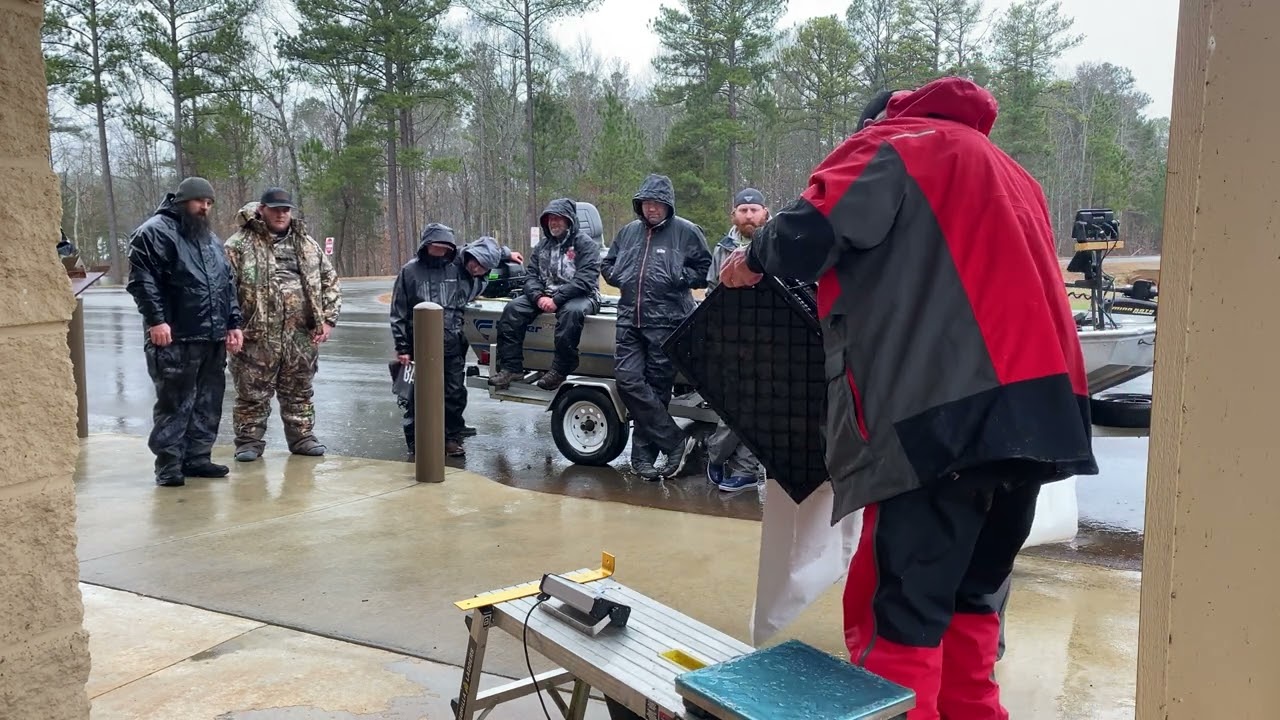 Bass tournament weigh in Hard Labor Creek   2-11-23   High Voltage Bass Anglers