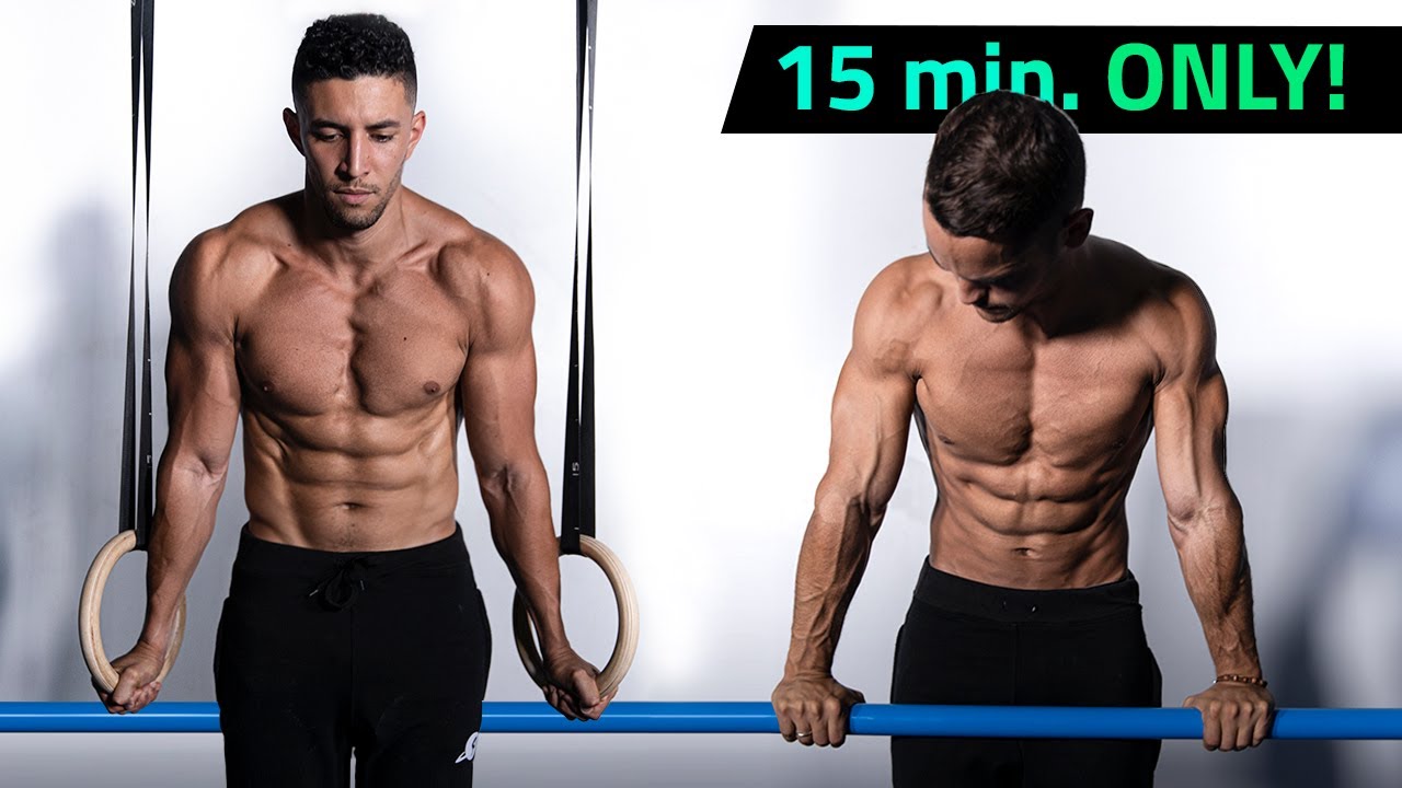 15 Minute MUSCLE UP Workout on Bars & Rings (All Levels) - FOLLOW ALONG