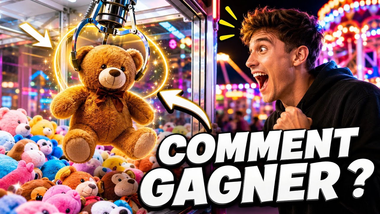 😱 Le SECRET des Machines à PINCE enfin DÉVOILÉ ! (Astuces pour GAGNER des peluches à tous les coups)