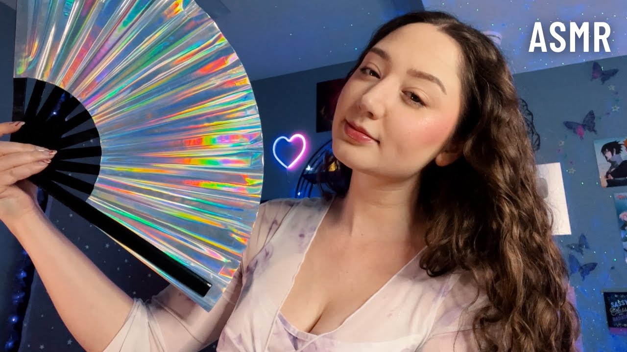 ASMR Fast Aggressive Mouth Sounds & Fan Triggers *Tapping, Hand Sounds*