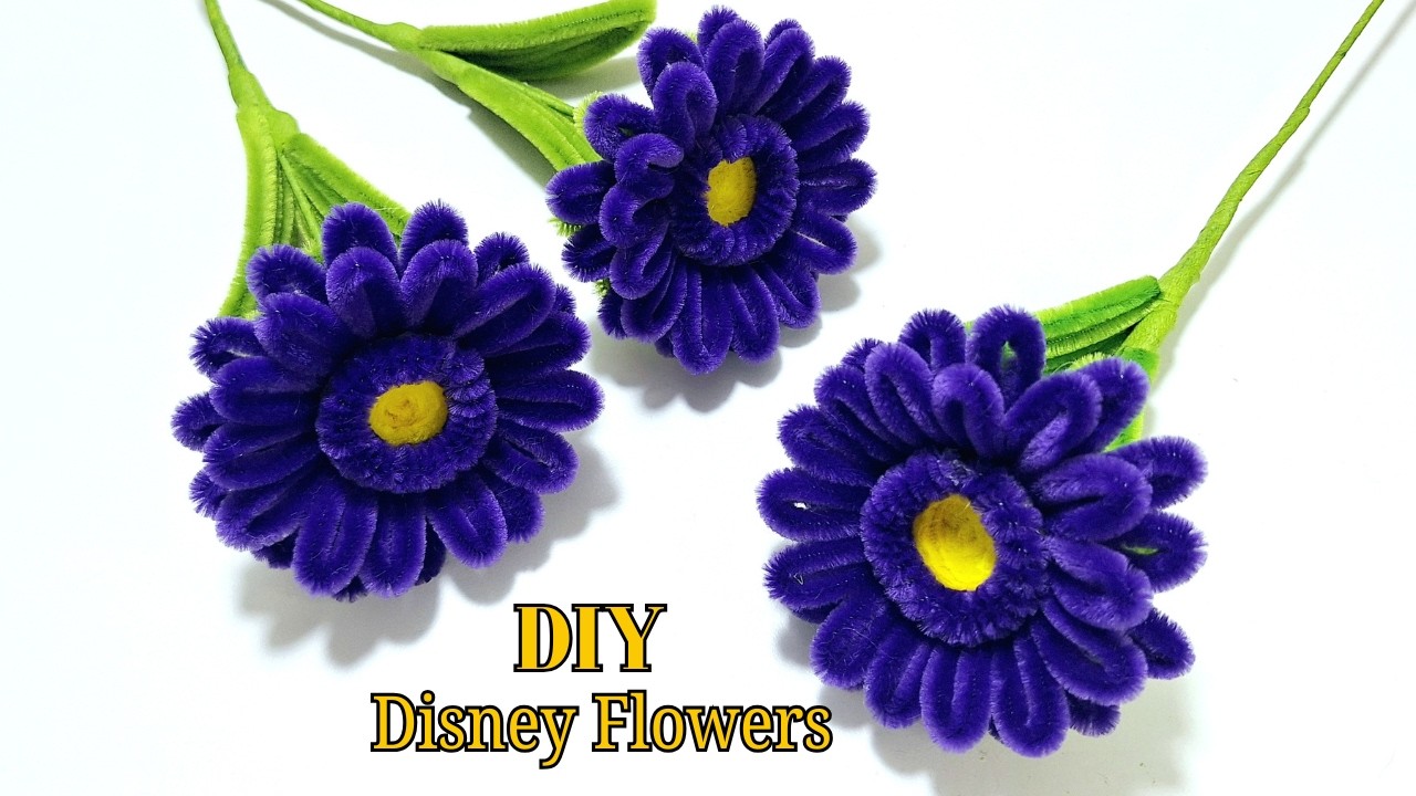 How to Make a Disney Flower with Pipe Cleaners