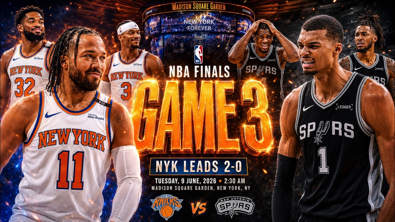 🏀Спёрс против Никс &middot; Игра 3 &middot; 🏆Финал НБА 2026🏆 &middot; Полная версия игры &middot; NBA2K26🏀