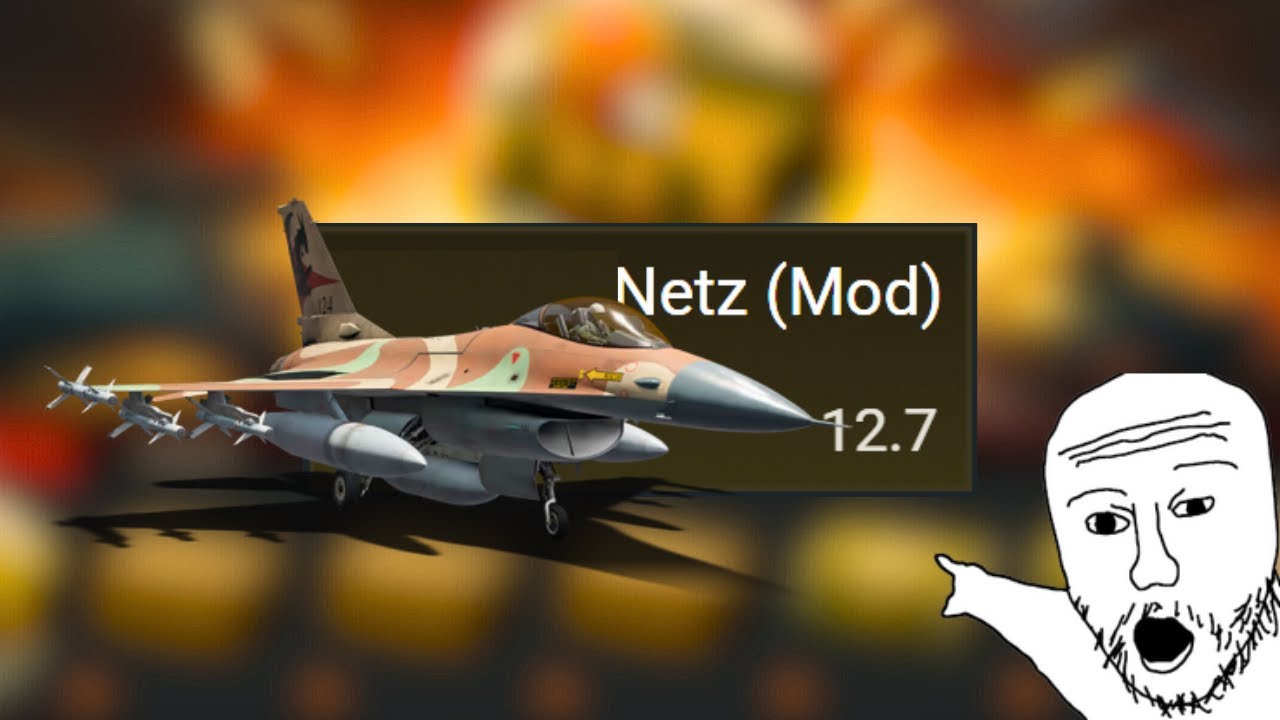 over powered f16 | Netz (Mod) dogfight #warthunder