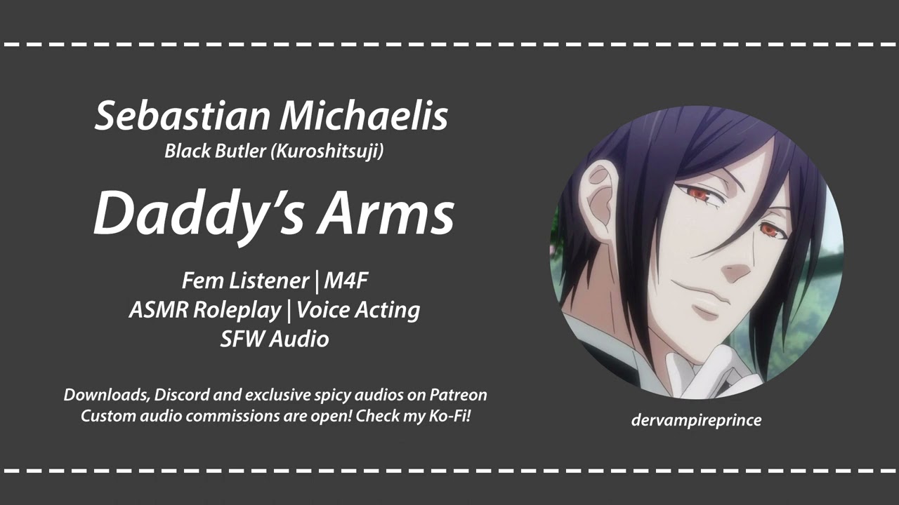 ASMR | Black Butler - Daddy Sebastian Michaelis Helps Calm You [M4F] [Comfort] [Sleep aid]