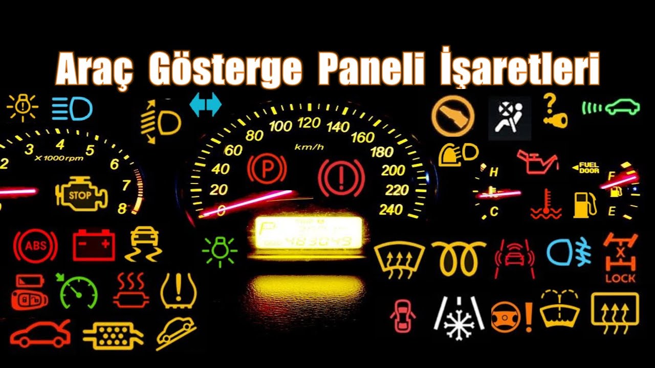 ARA&Ccedil; G&Ouml;STERGE PANELİ İŞARETLERİ VE ANLAMLARI | NELER YAPMALIYIZ? | &Ouml;NEMLİ BİLGİLER |