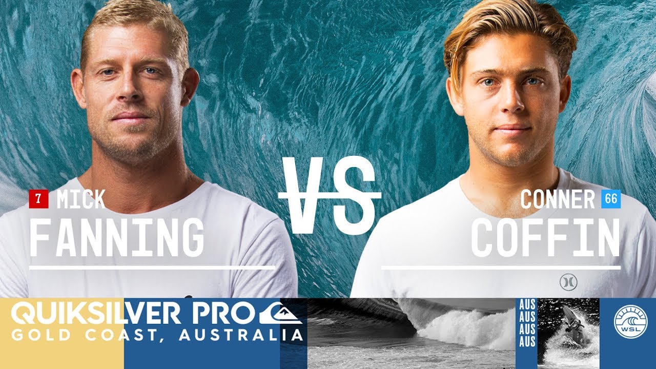Mick Fanning vs. Conner Coffin - Round Three, Heat 2 - Quiksilver Pro Gold Coast 2018