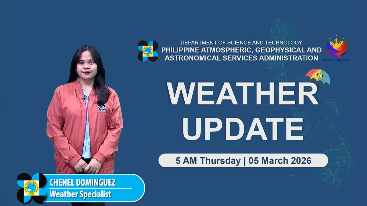 Public Weather Forecast issued at 5 AM | March 5, 2026 - Thursday