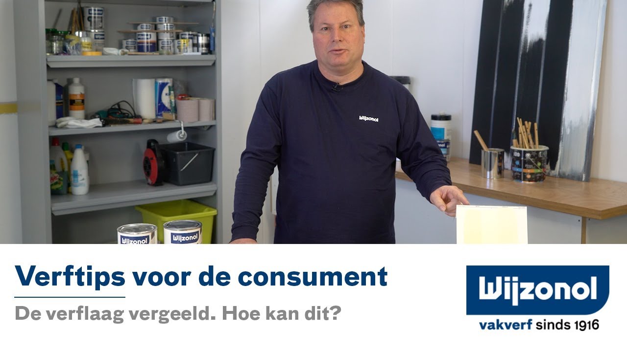 De verflaag vergeeld. Hoe kan dit? - Wijzonol Verftips