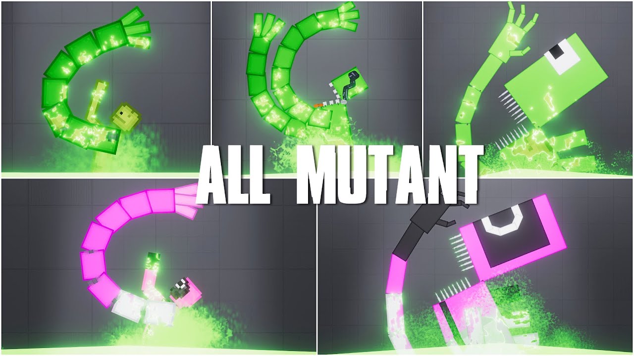 ALL Green Mutant and Pink Mutant Soldier falls into The Ultimate Acid Sea