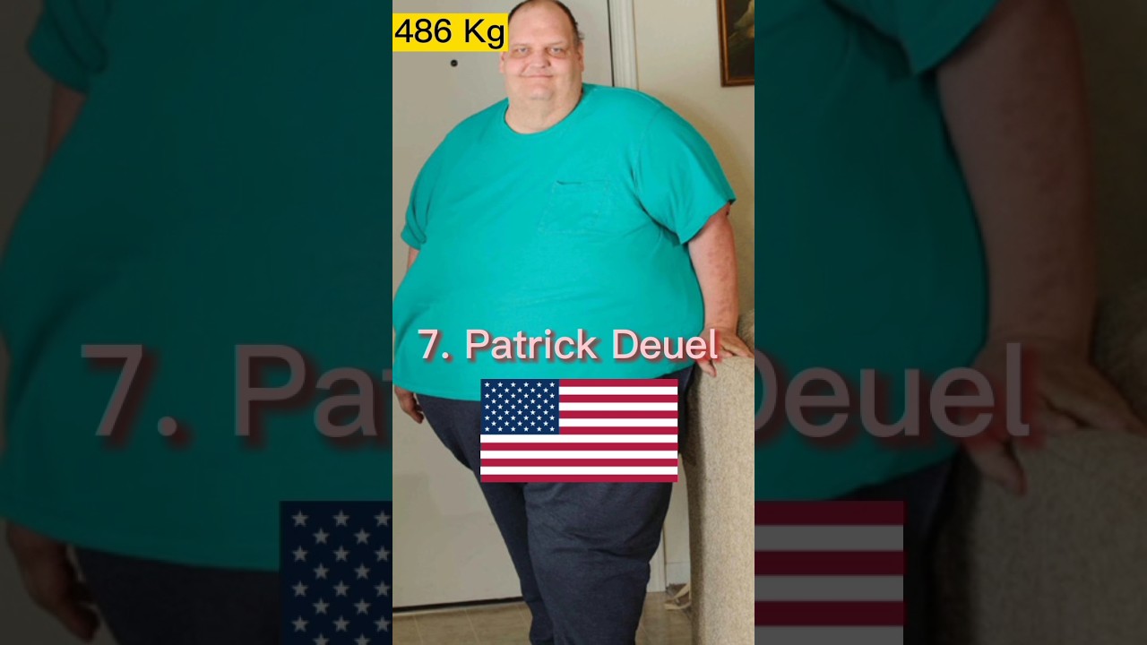 Top 10 Fattest Person in the world #youtube #ytshorts #shorts #fattest #facts