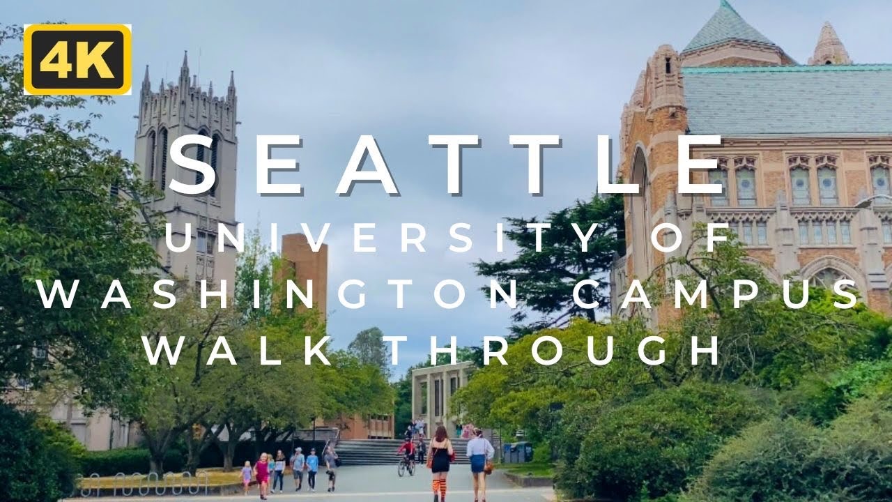 [4K] Seattle UW, University of Washington Campus Walk Through