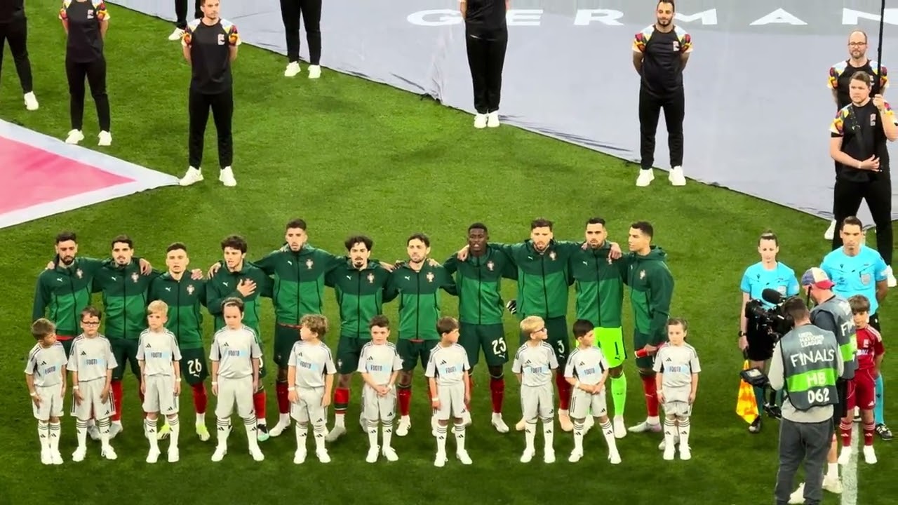 Portuguese national anthem 🇵🇹 Portugal - Spain 🇵🇹🇪🇸 Nations League Final 2025 Munich