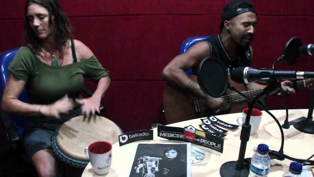 Nahko & Medicine For The People.- Raw footage, live session @ Baliradio.net studio