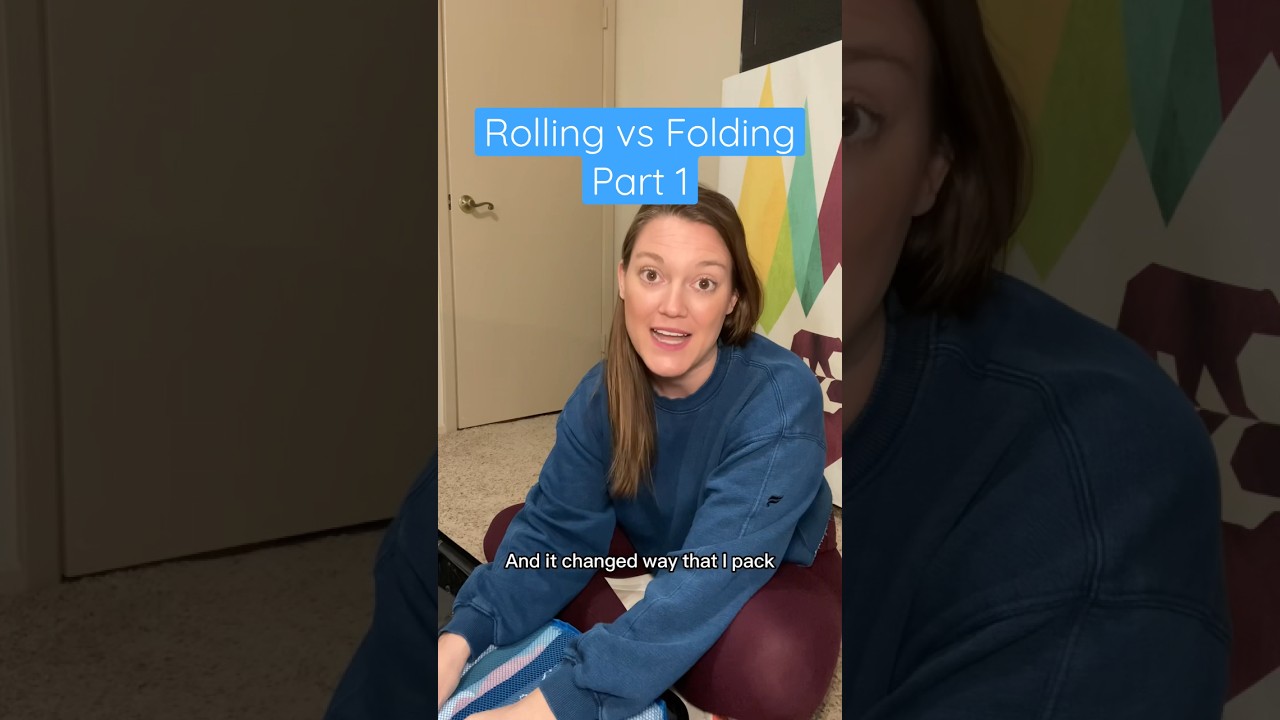 Should you roll or fold your clothes when packing?! | Part 1