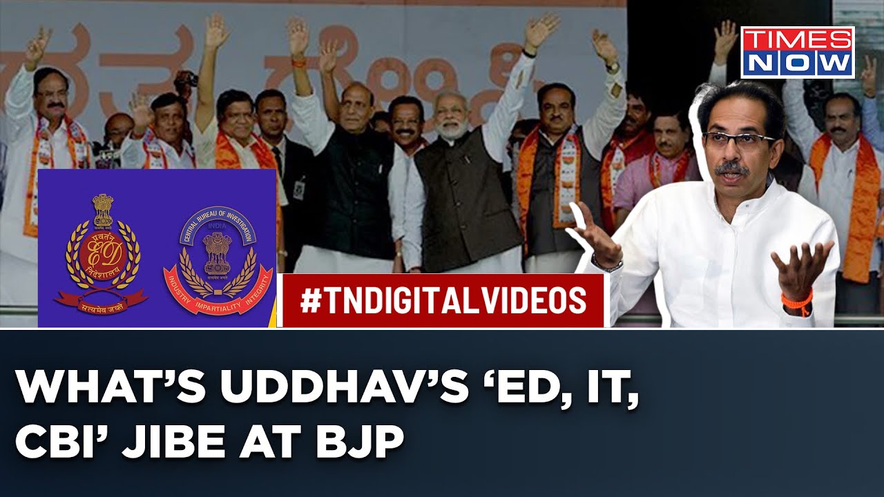 &lsquo;ED, IT, CBI&rsquo;: Uddhav Thackeray&rsquo;s &lsquo;NDA&rsquo;s 3 Parties&rsquo; Taunt At BJP Amid Alliance Vs Alliance Fight