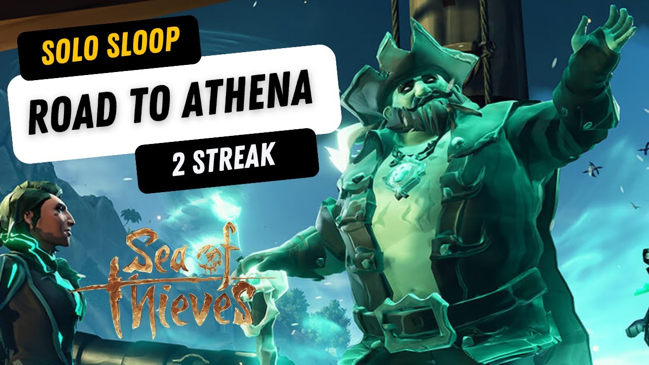 Sea of Thieves  Sloop Solo Hourglass - Road to Athena Curse ( Sea of Thieves Season 10 )