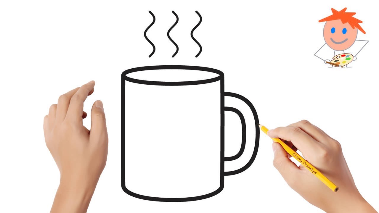 How to draw a mug | Easy drawings