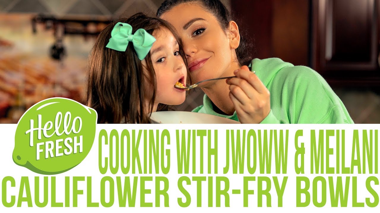 Cooking With JWOWW & Meilani: HelloFresh Cauliflower Stir-Fry Bowls