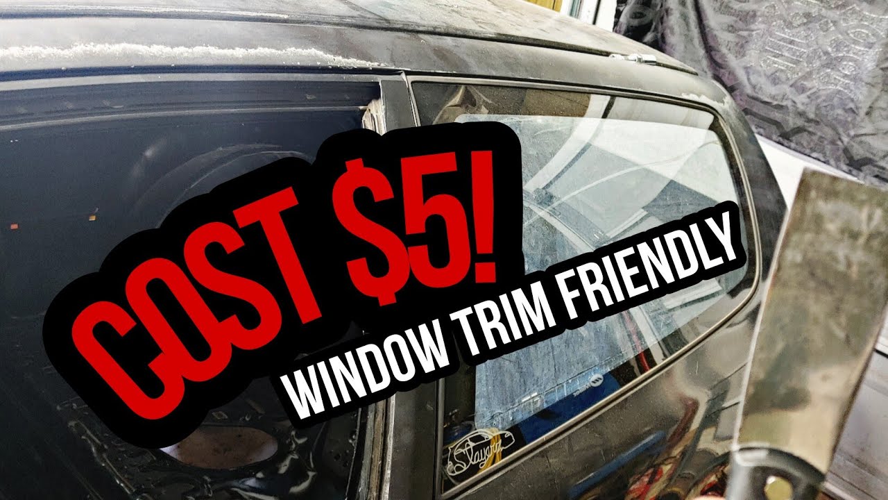 How to Remove Your 90's Honda Civic Quarter Panel Glass 🔫❤️🌎⚔️