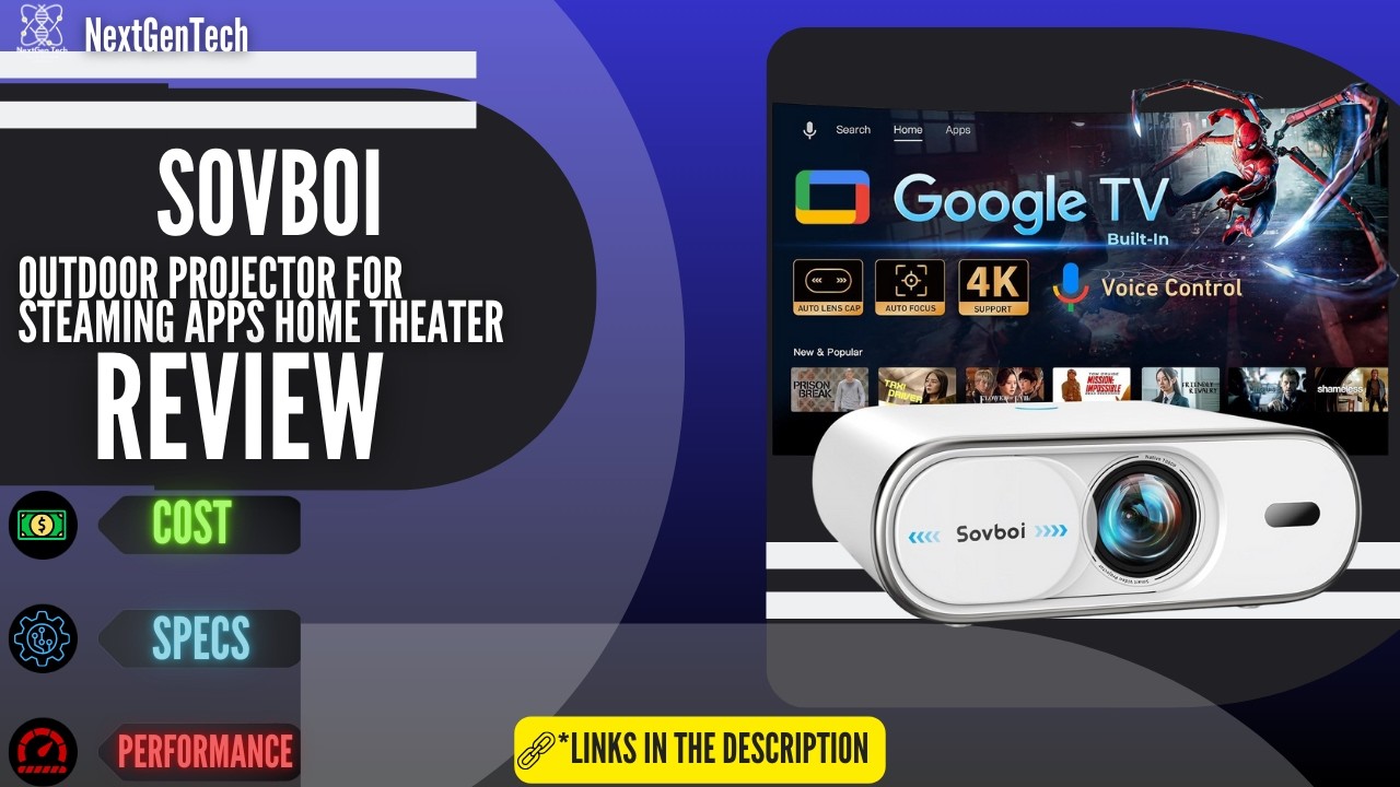 Sovboi 4K Projector Review | 2000 ANSI, Auto Focus & Voice Control!