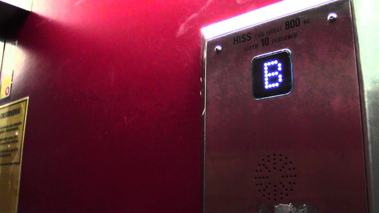 DEVE (mod. by: Uppsala LyftService) Traction elevator @ Clarion Hotel Gillet, Uppsala, Sweden.