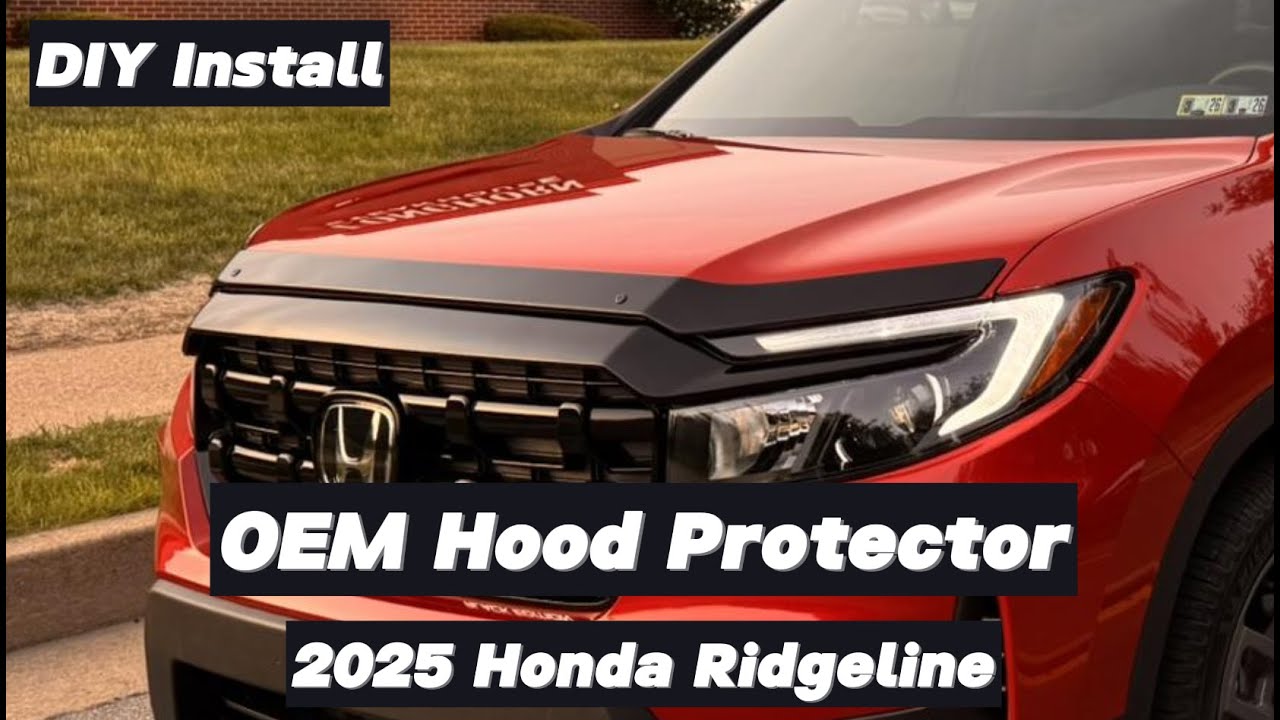 DIY Install - OEM Hood Protector - Honda Ridgeline