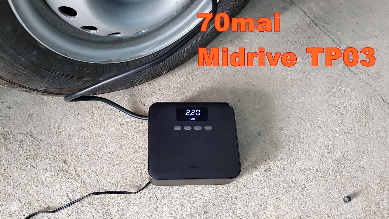Xiaomi 70mai Midrive TP03: обзор отличного автомобильного компрессора